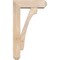 Ekena Millwork Legacy Craftsman Smooth Bracket w/ Offset Brace, Douglas Fir, 5 1/2"W x 16"D x 28"H BKT0604X16X28LEC04SDF - alternate 3